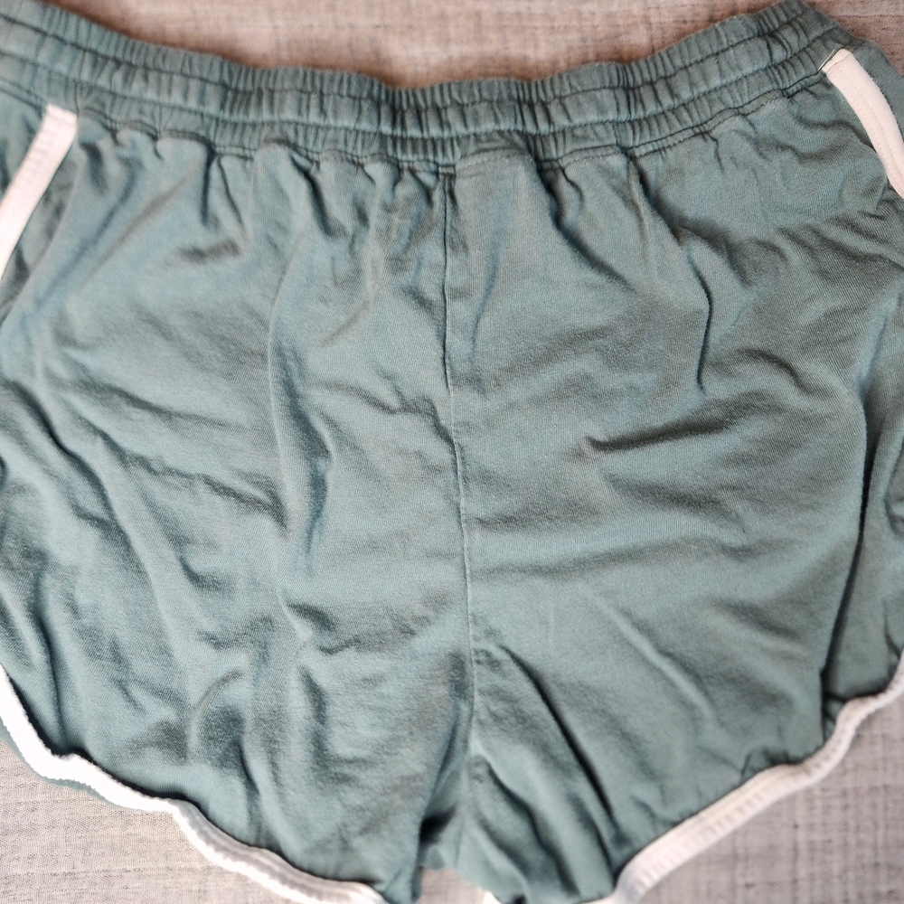 Aeropostale Tomboy retro short MWomen's Teal Shorts with White Trim loungewear - Picture 11 of 12